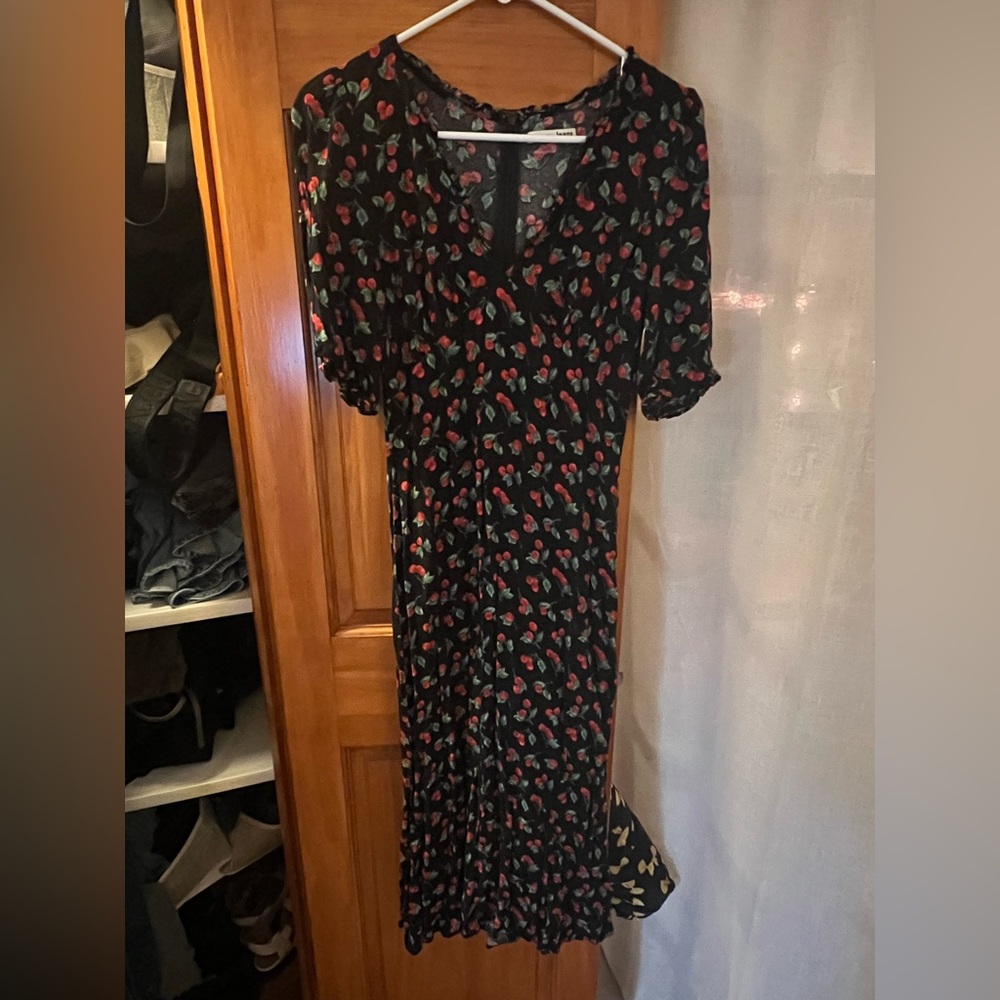 Reformation Cherry Midi Dress